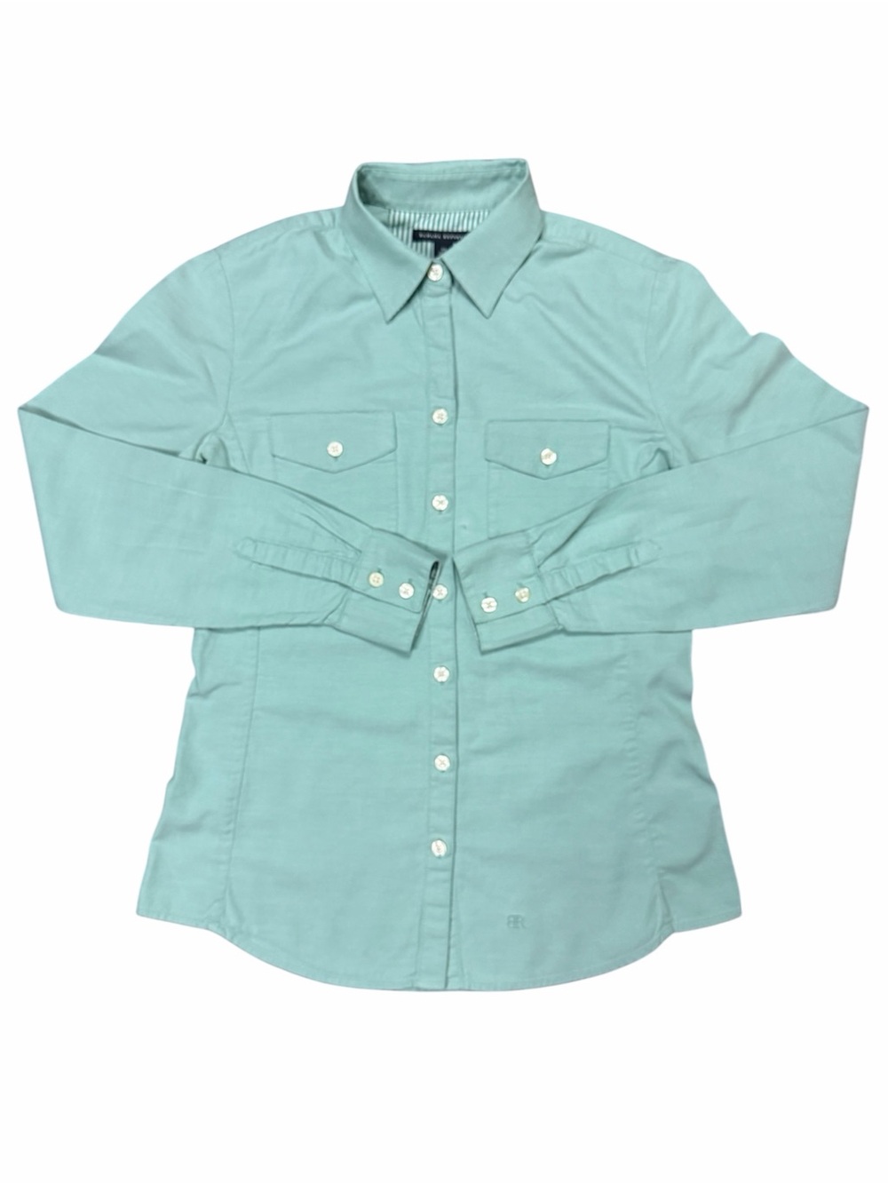 Banana Republic Women’s Button-Down Shirt Mint Green Office
